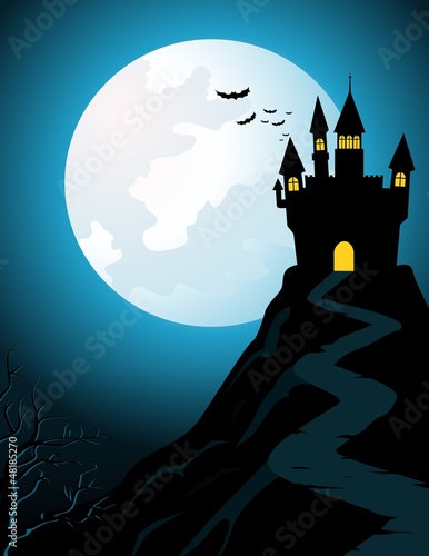 Haunted Castle on Top of a Hill