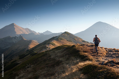 Hiker in Tatra Mountains © tramper79