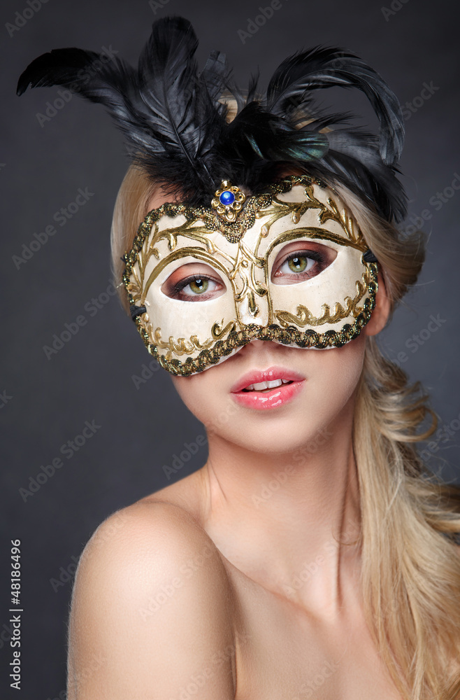 girl in mask carnival girl in mask carnival
