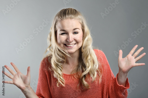 Wallpaper Mural Joyful Woman Torontodigital.ca