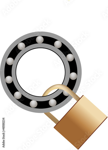 cuscinetto con lucchetto