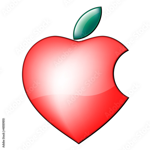 Heart icon, vector