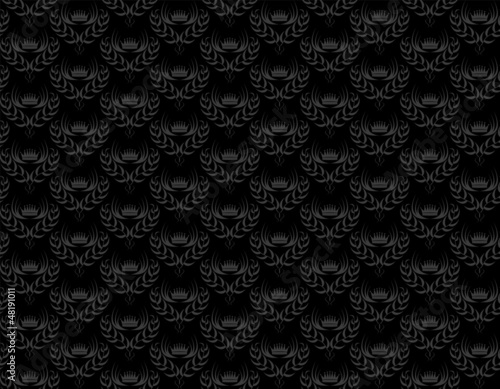 Seamless vintage wallpaper