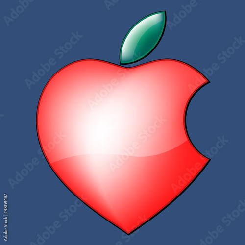 Heart icon, vector