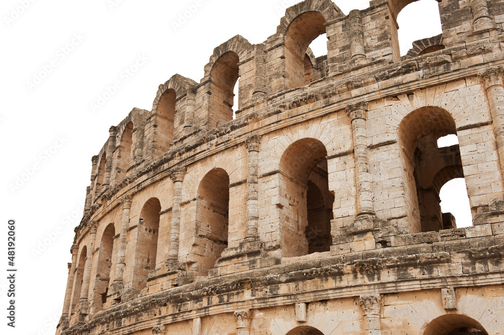 Fototapeta premium Detail of the roman amphitheater