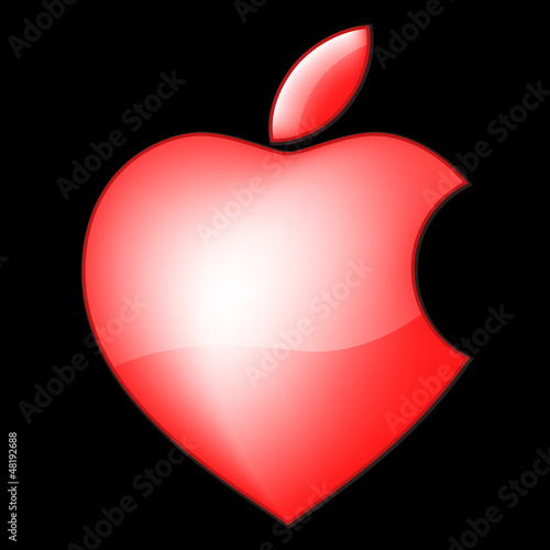 Heart icon, vector