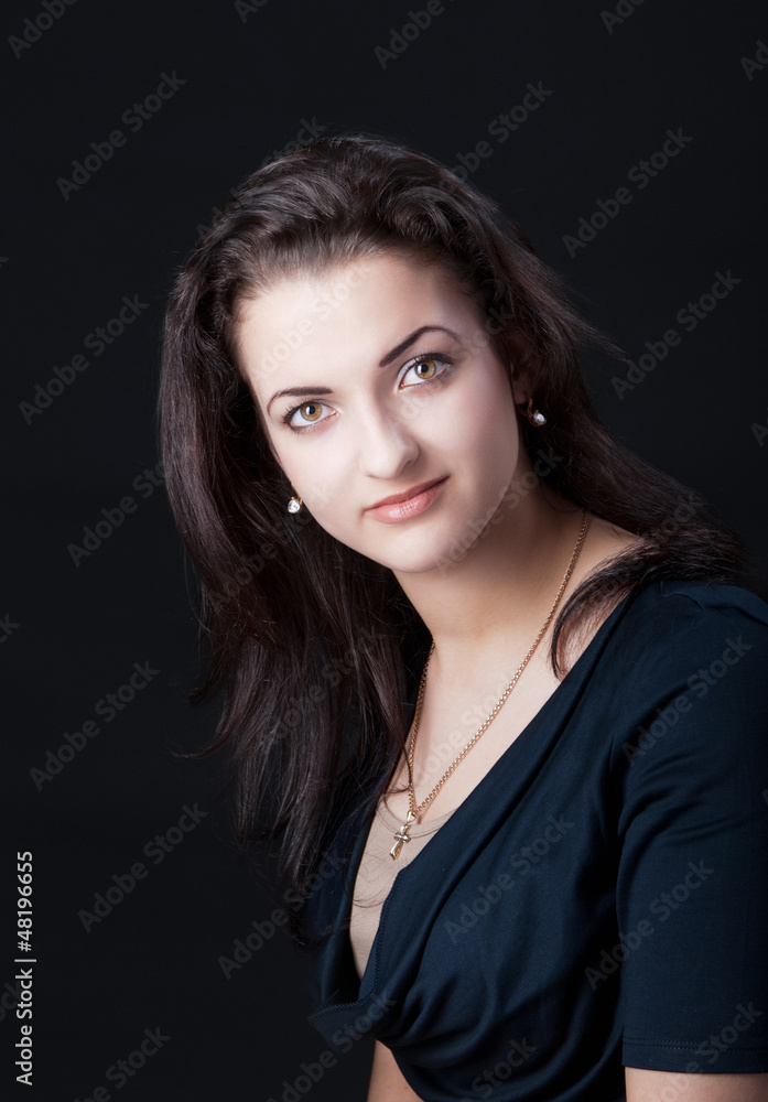 portrait of a beautifu brunette portrait of a beautifu brunette