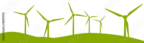 Windpark hellgrün