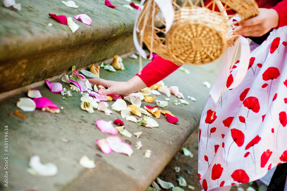 Obraz premium Blumenmädchen
