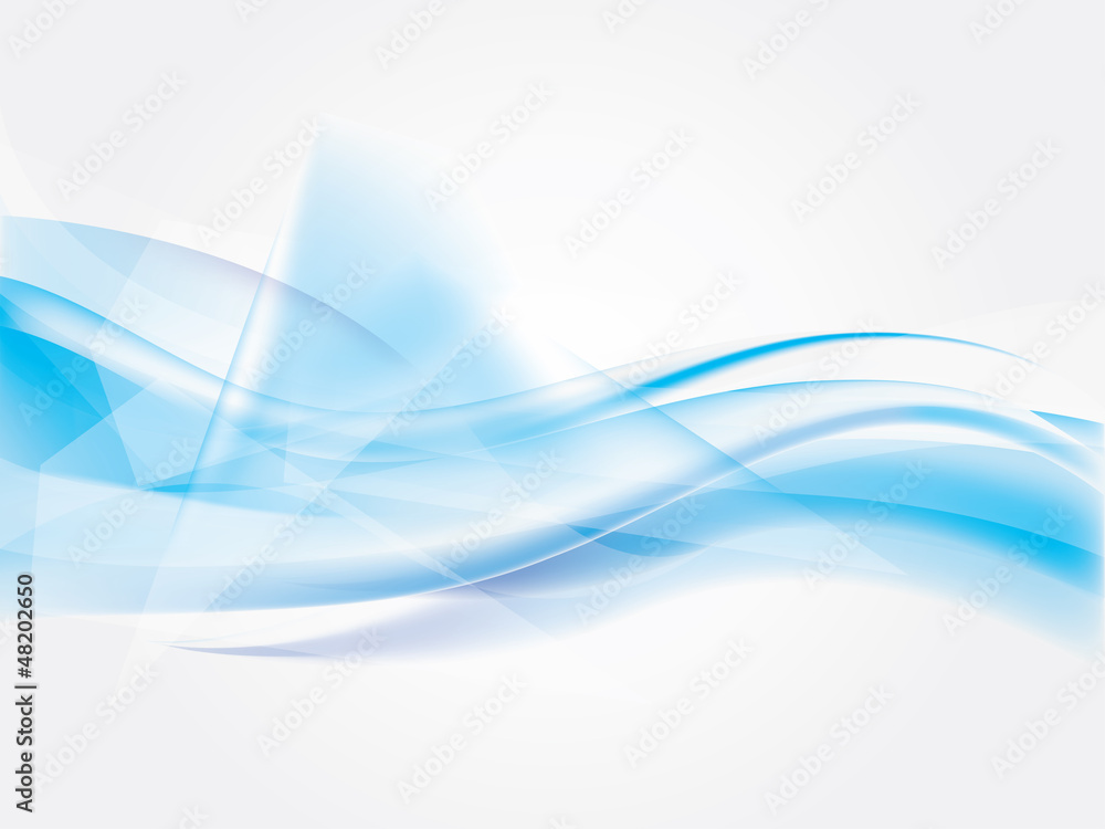 Fototapeta premium Vector abstract background with waves and lines