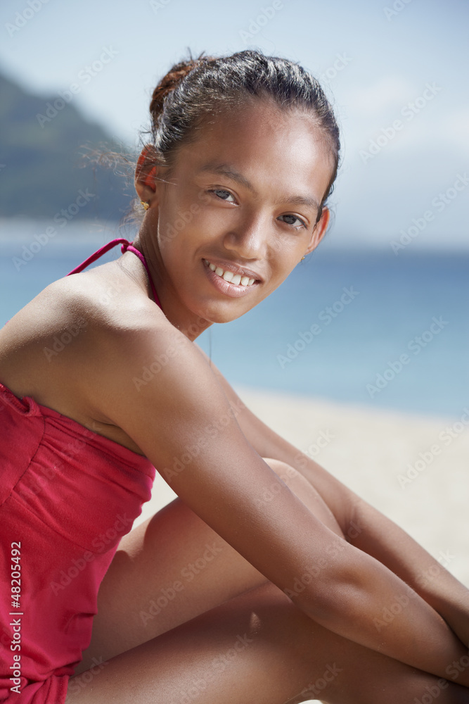 Close up asian smile Close up asian smile