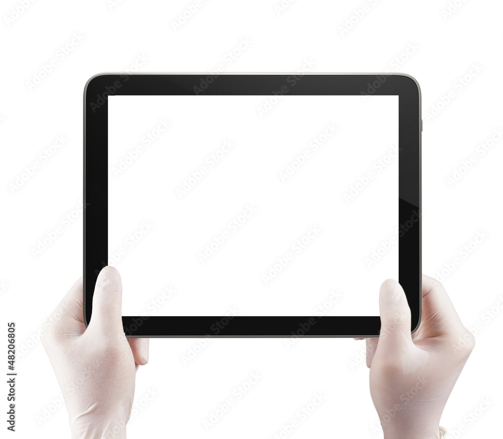 scince doctor hand using tablet computer scince doctor hand using tablet computer