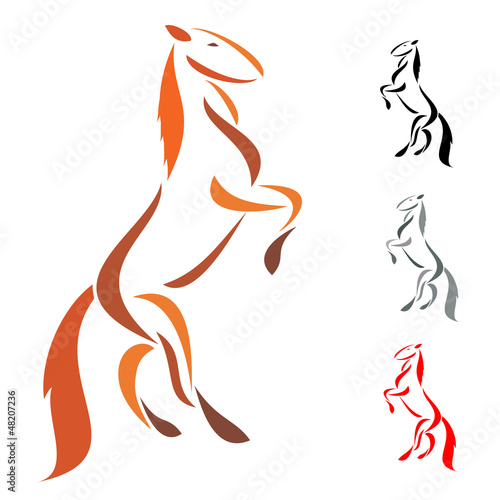Vector Images of horse mascot logo