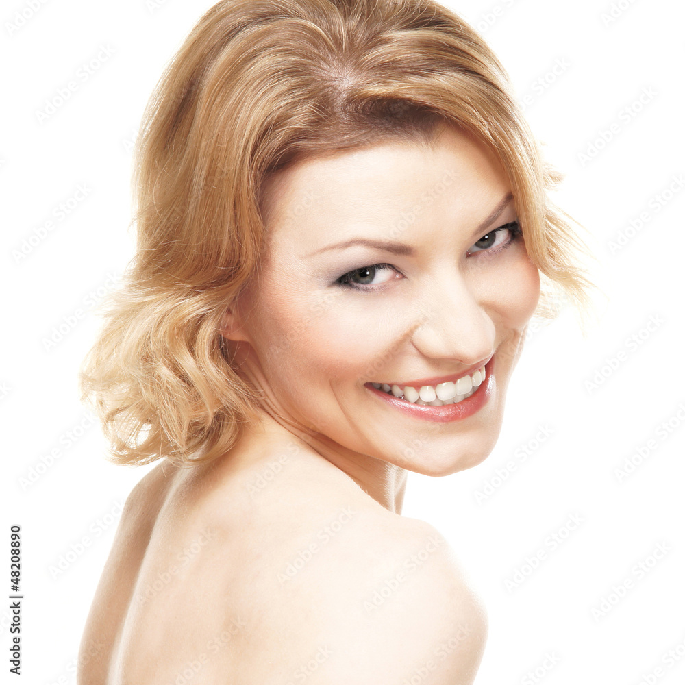 Portrait of a young and attractive blond naked woman Portrait of a young and attractive blond naked woman