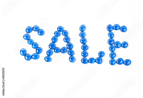 sale on the white background
