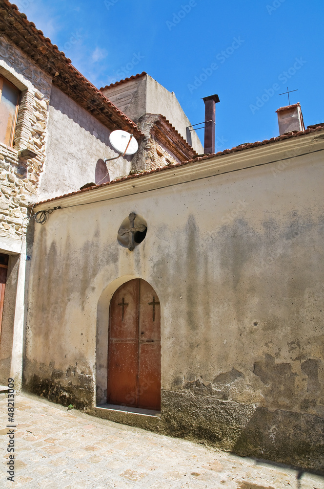 Historical church. Valsinni. Basilicata. Italy. Historical church. Valsinni. Basilicata. Italy.