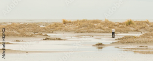 Low tide at the dunes of Ameland photo