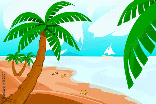 Spiaggia tropicale
