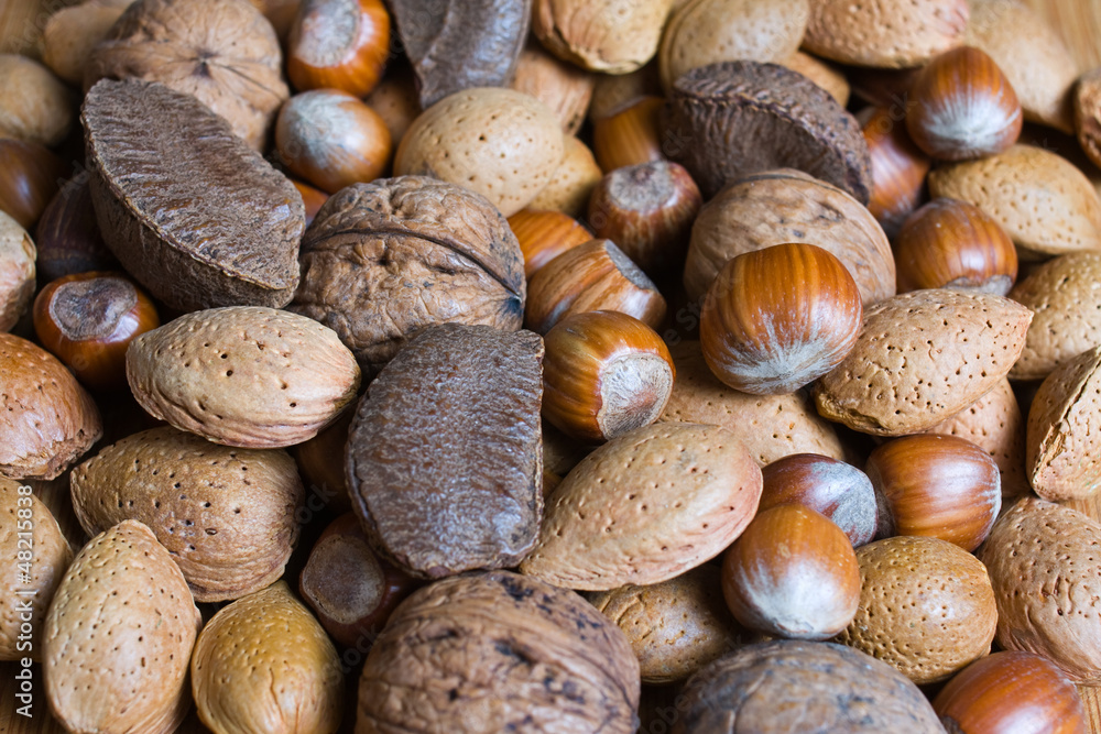 Mixed nuts in the shell Mixed nuts in the shell