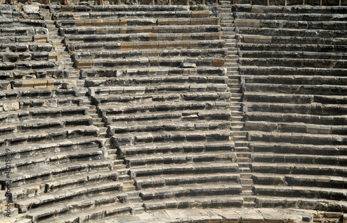 Theater ruins in Hieropolis, Turkey 