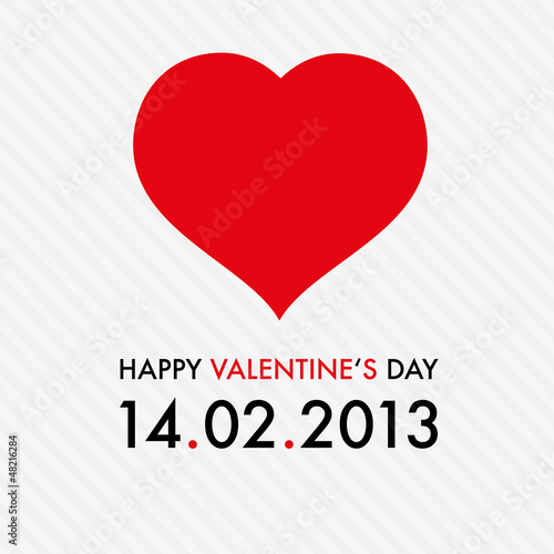Liebe - Herz - Valentinstag - Modern - Rot