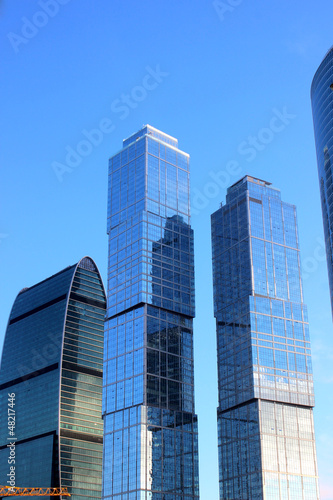 Skyscrapers of business center in Moscow