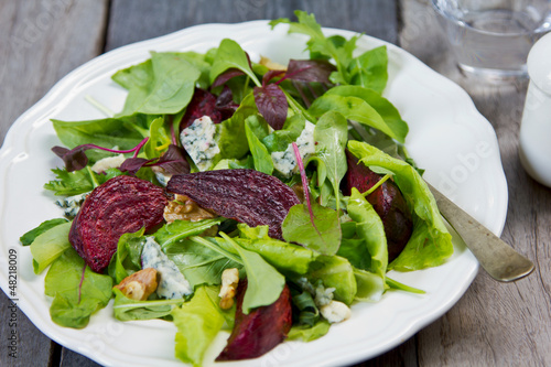 Roasted Beetroot with Blue cheese salad