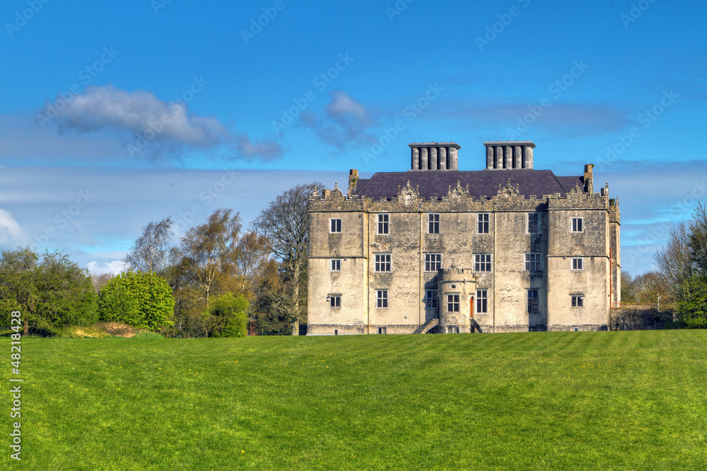 Portumna Castle in Co. Galway, Ireland
