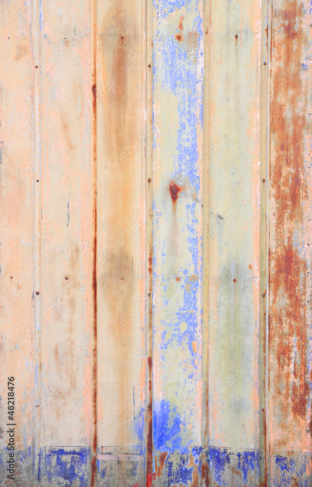 Obraz premium Old metal rust wall.