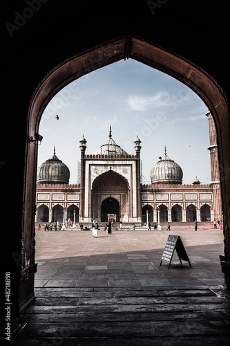 Jama Masjid Mosque, old Delhi, India. © Curioso.Photography