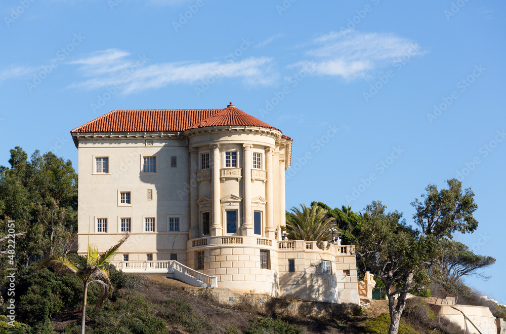 Modern mansion in Malibu california