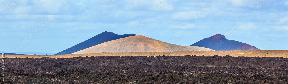 volcanic area in Lanzarote