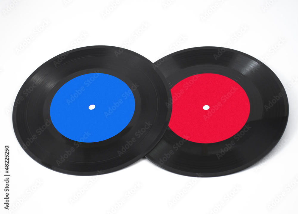 two vinyl plates two vinyl plates