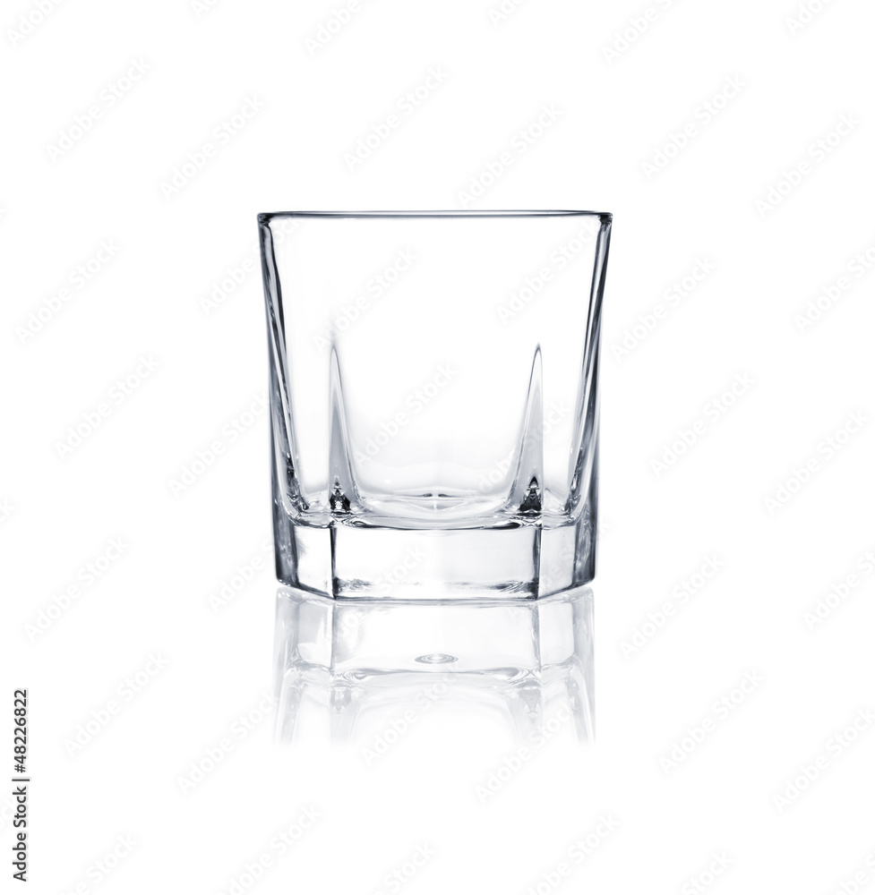 Coctail glass set. wiskey glass on white Coctail glass set. wiskey glass on white