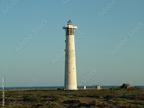Lighthouse in Jandia on the Canary Island of Spain