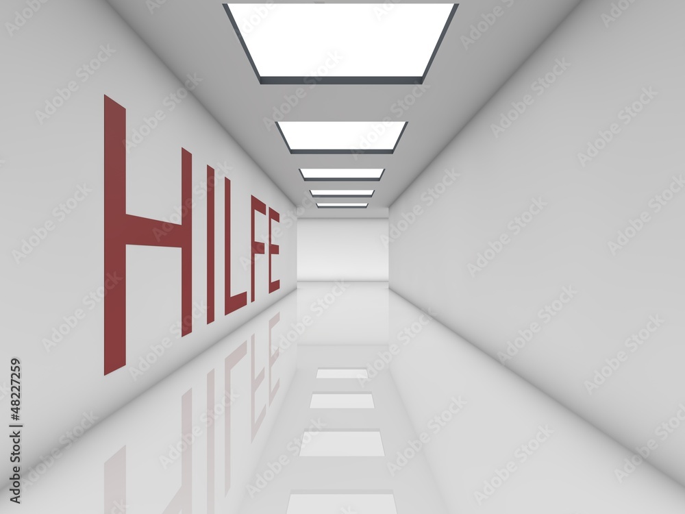 Fototapeta premium Hilfe