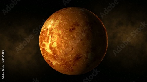Planet venus space, stars