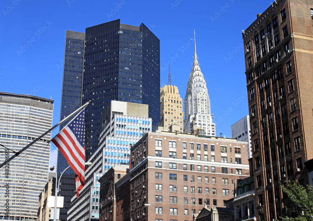 Fototapeta premium The Chrysler building in New York City