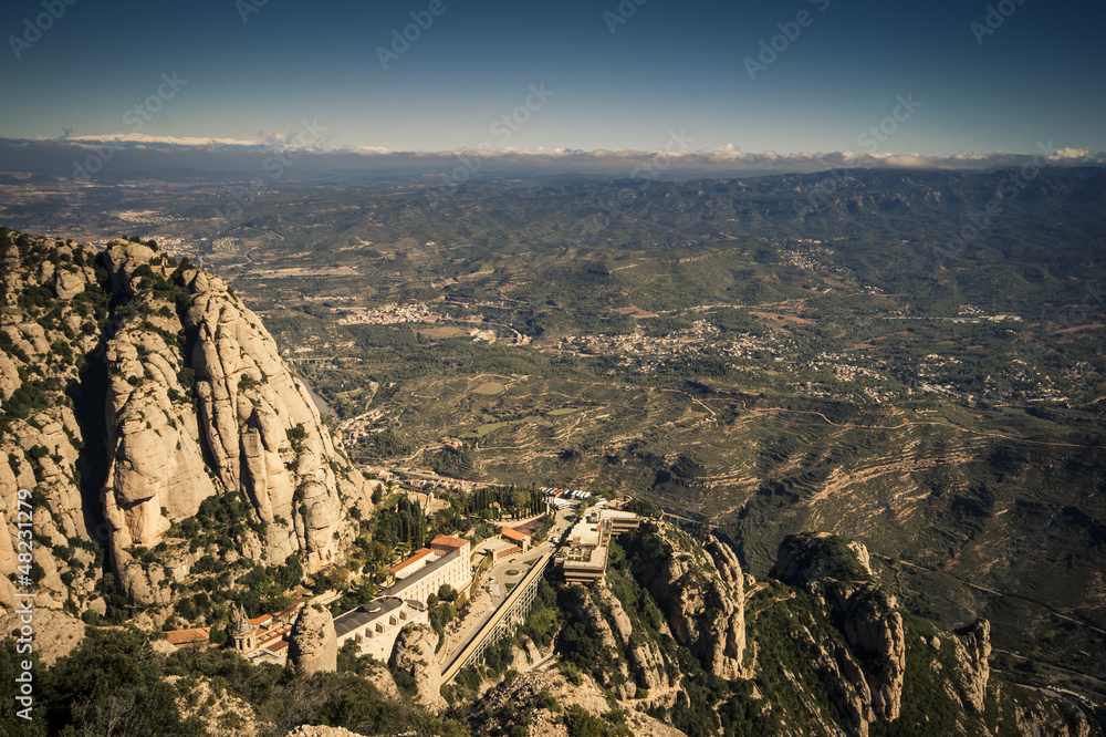 Naklejka premium Montserrat