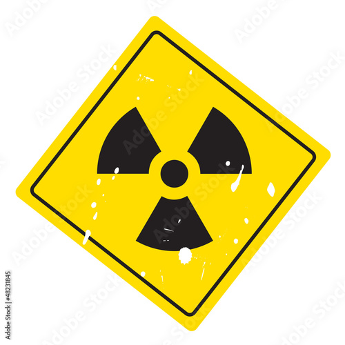 Sign of radiation. vector icon photo