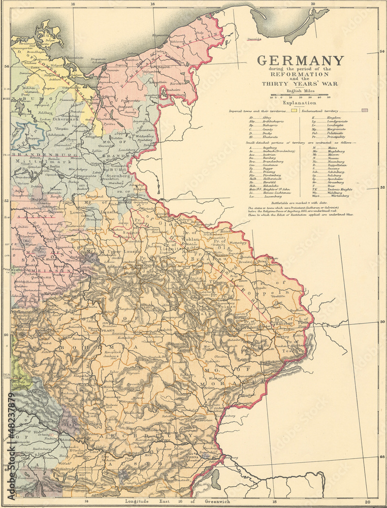 Fototapeta premium old map