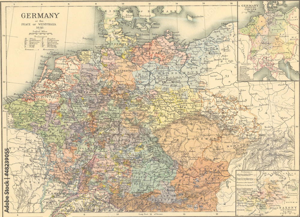 Obraz premium old map