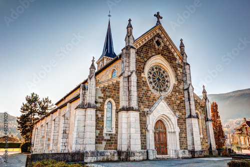 Church in French Alps, Saint-Jorioz