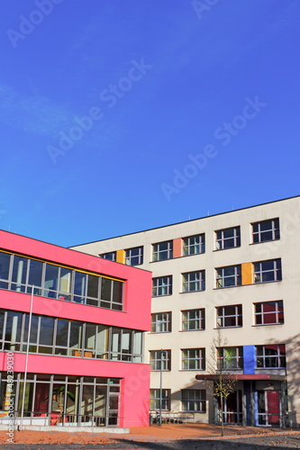 Obraz na płótnie Geschäftsgebäude w salonie