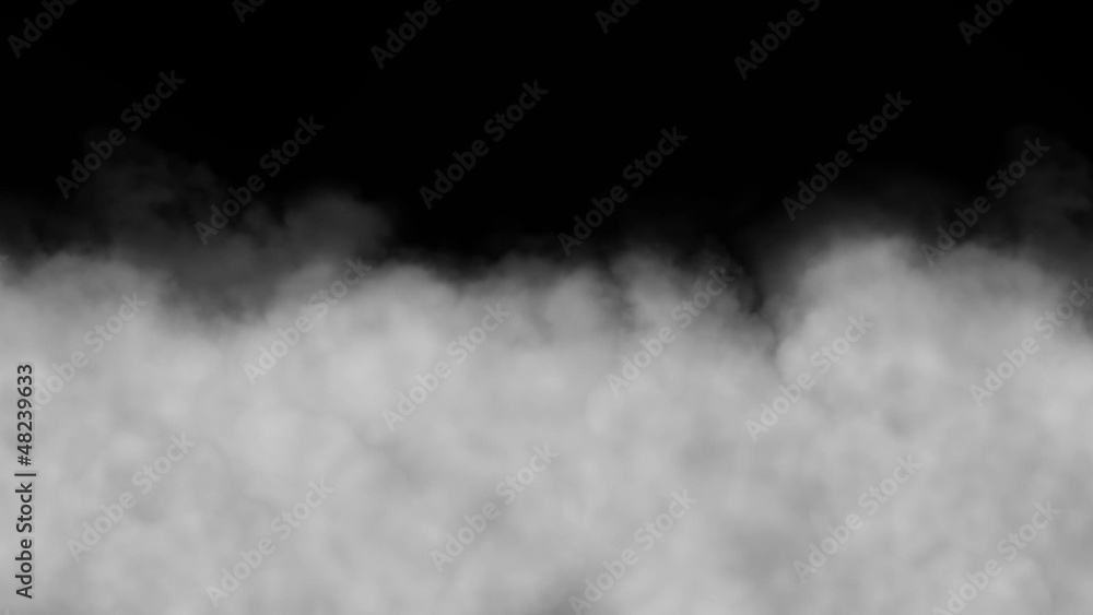 Cloud, isolated on black background, loop Cloud, isolated on black background, loop