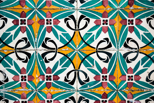 Vintage spanish tiles photo