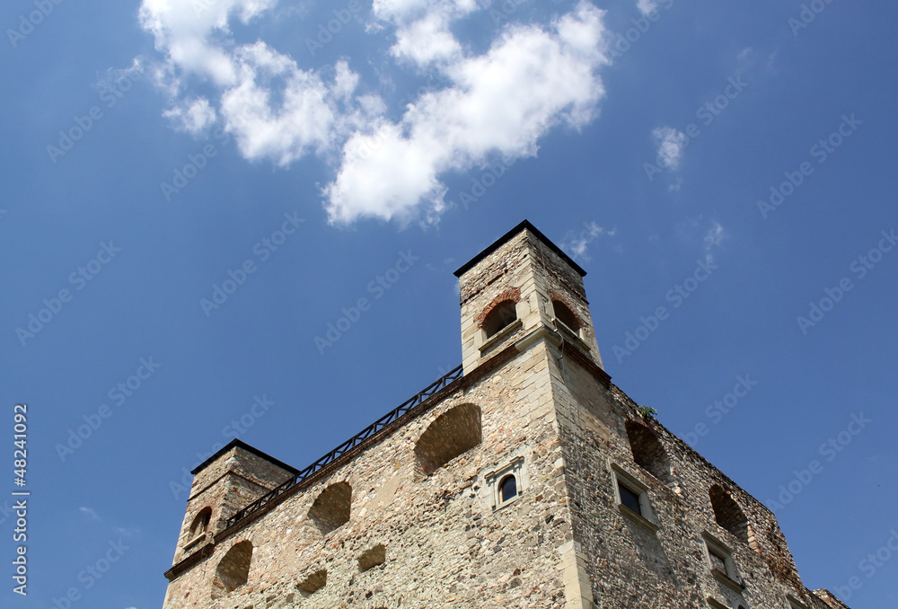 Tower of and old stone castle