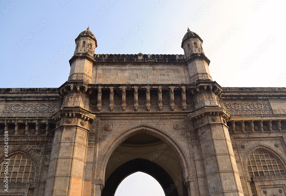 Detail of Gateway of India, Mumbai