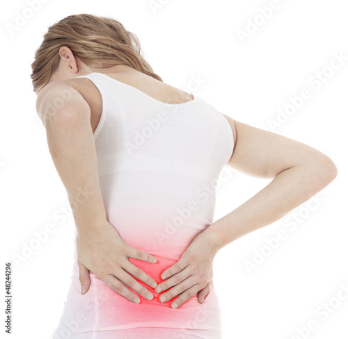 Wallpaper Mural Mädchen klagt über Rückenschmerzen Torontodigital.ca