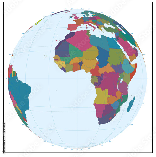 Sphere world Greenwich colored